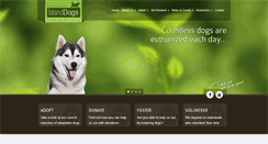 Desktop Screenshot of islanddogsrescue.com